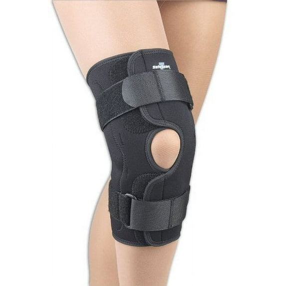Florida Orthopedics Safe-T-Sport Hinged Wrap Around Knee Brace, Medium