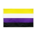 thumbnail image 1 of FLAGLINK Nonbinary Pride Flag 3x5Fts – LGBTQIA Non Binary NB Gender Rainbow Banner, 1 of 6