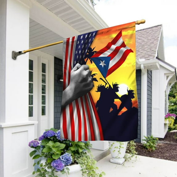 FLAGWIX American Flag - Puerto Rico Flag Freedom NTB149F - House Flag (29.5" x 39.5")