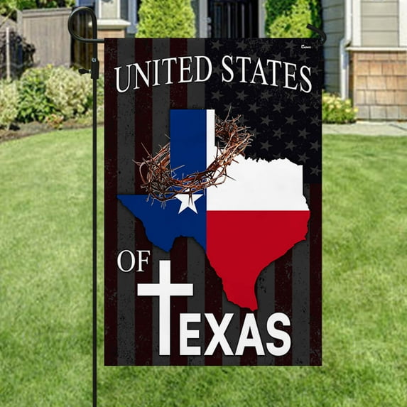 FLAGWIX American Flag - Texas American Flag United States Of Texas TTV473F - Garden Flag (11.5" x 17.5")