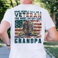thumbnail image 1 of FLAGWIX Call Me Grandpa T-shirt, T-shirt Gifts For Grandpa, American Graphic Printed Tee, Veteran Grandpa T-shirt, 1 of 5