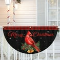 thumbnail image 1 of FLAGWIX Cardinal Merry Christmas Non-Pleated Fan Flag TPT2322FL 3x6 ft, 1 Pack Suitable for Outdoor and Indoor, 1 of 5