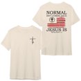 thumbnail image 1 of FLAGWIX Christian Gifts For Men - Normal Isn't Coming Back, 4th Of July American Gifts - Mens Shirts, 1 of 6