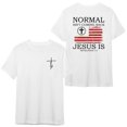 thumbnail image 1 of FLAGWIX Christian Gifts For Men - Normal Isn't Coming Back, 4th Of July American Gifts - Mens Shirts, 1 of 6