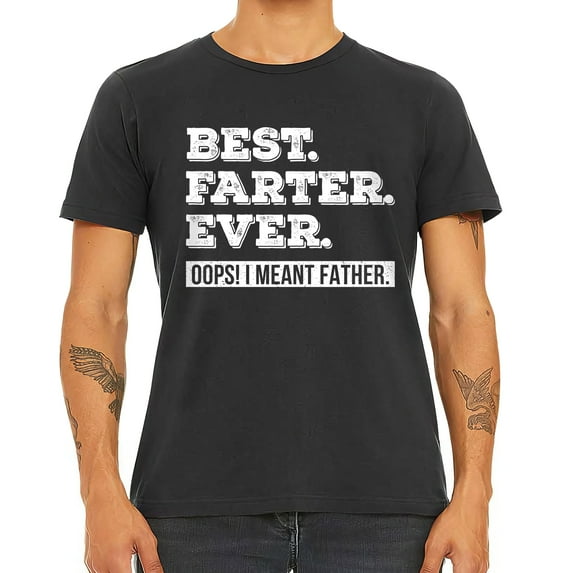 FLAGWIX Funny Gifts For Dad - Best Farter Ever, Father's Day, Christmas, Birthday Gifts For Dad - Mens Shirts