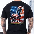 thumbnail image 1 of FLAGWIX Horse Wrapped In Glory American Patriotic Horse T-Shirt MLN3274TS, 1 of 5