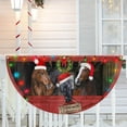 thumbnail image 1 of FLAGWIX Merry Christmas Horses Farm Non-Pleated Fan Flag TPT2301FL 3x6 ft, 1 Pack Suitable for Outdoor and Indoor, 1 of 5