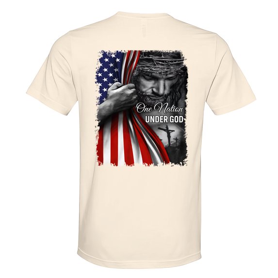 FLAGWIX Patriot American Gifts For Men - One Nation Under God American, 4th Of July Gift Shirts - Mens T-shirt