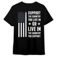thumbnail image 1 of FLAGWIX Patriotic American Gifts - Support The Country You Live In, 4th Of July Gifts - Mens Shirts, 1 of 6