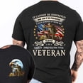 thumbnail image 1 of FLAGWIX Veteran Blood Sweat Tears Forever The Title Veteran T-Shirt, T-shirt Gifts For Grandpa, Veteran Grandpa T-shirt, 1 of 6