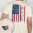 thumbnail image 1 of FLAGWIX We The People Eagle American 1776 Betsy Ross T-Shirt MLN3312TS - Mens Shirts, 1 of 6