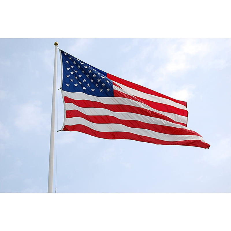 FlagZone Durawavez Nylon Outdoor U.S. Flag with Heading and Grommets, 2 Ft x 3 Ft