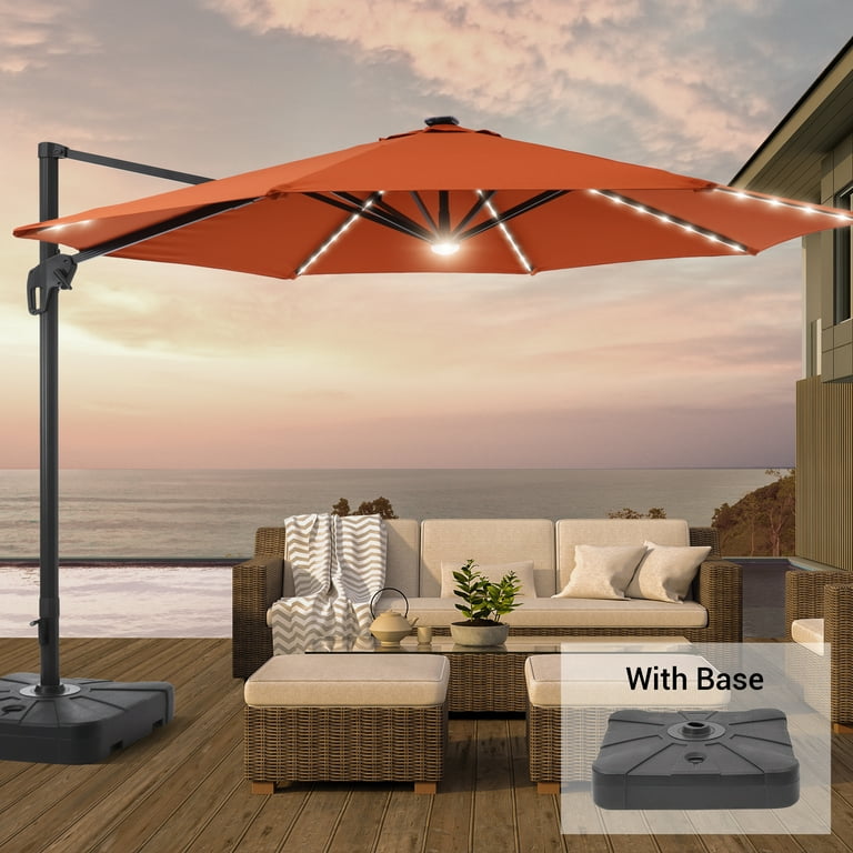 12x8 patio umbrella Outsunny 12'x8' Retractable Patio Awning, UV & Water Resistant Sun Shade, Manual Crank, Light Gray main image 0