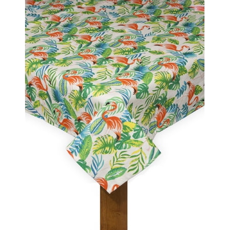 FLAMINGO 100% Cotton Tablecloth 52"X70"