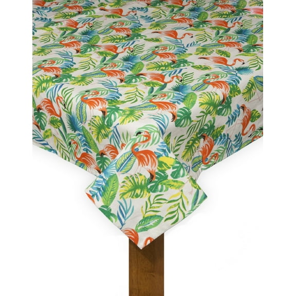 FLAMINGO 100% Cotton Tablecloth 60"x84"