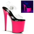 thumbnail image 1 of FLAMINGO-808UV, 8" Heel 4" PF Ankle Strap Sandal, 1 of 2