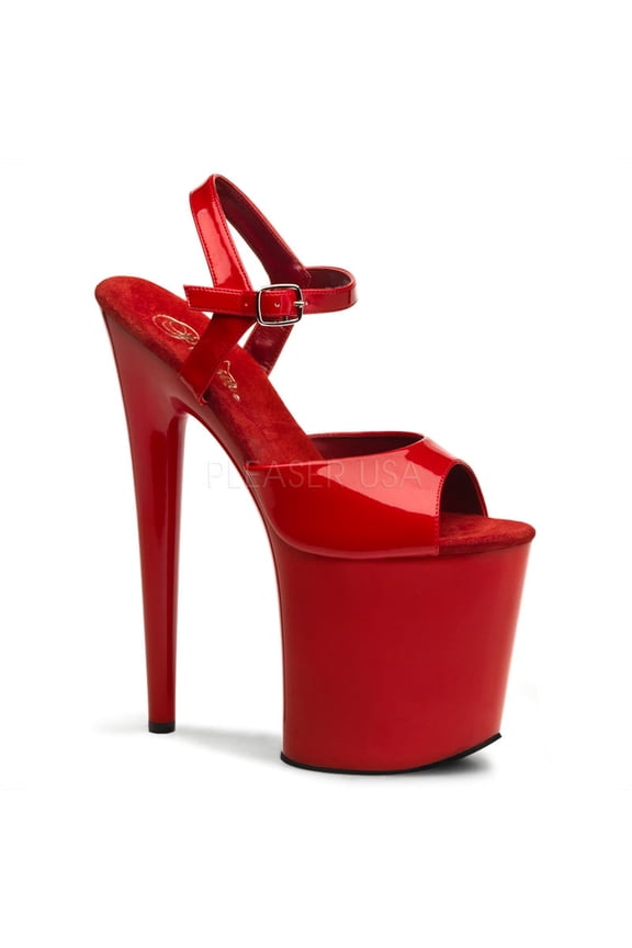 FLAMINGO-809, 8" Heel Ankle Strap Platform Sandal
