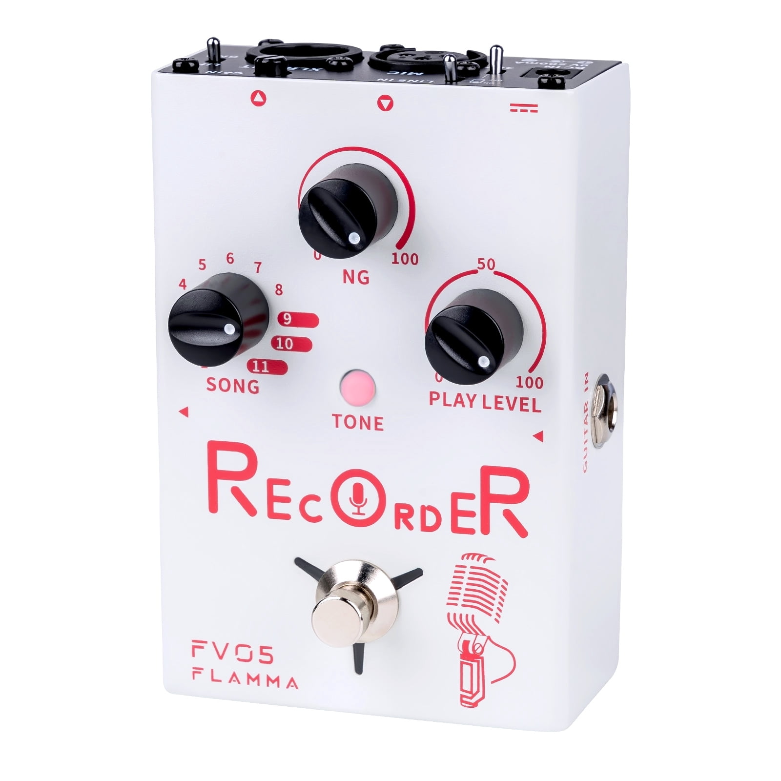 FLAMMA FV05 Recorder Vocal Effects Processor with 70 Minutes Recording