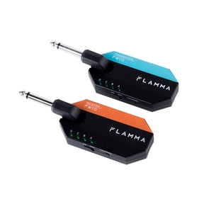 FLAMMA FW10 Digital Wireless Guitar System 2.4GHZ Rechargeable Transmitter Receiver