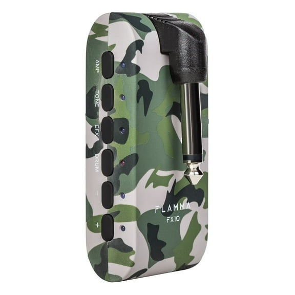 FLAMMA Guitar Headphone Amp Portable with Built-in Effects Amplifier Models Drum Grooves Support Bluetooth USB Audio Recording and PlaybacK