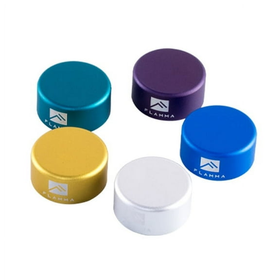 FLAMMA Metal Footswitch Toppers One-Step Installation Protection Cap for Guitar Effects Pedal Buttons Colorful 10 Pcs