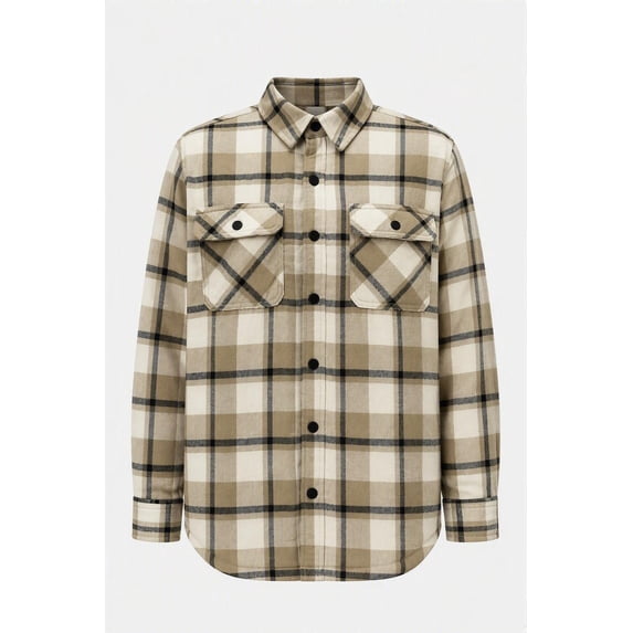 George Men's and Big Men's Shirt Jacket with Long Sleeves, Sizes S-3XL