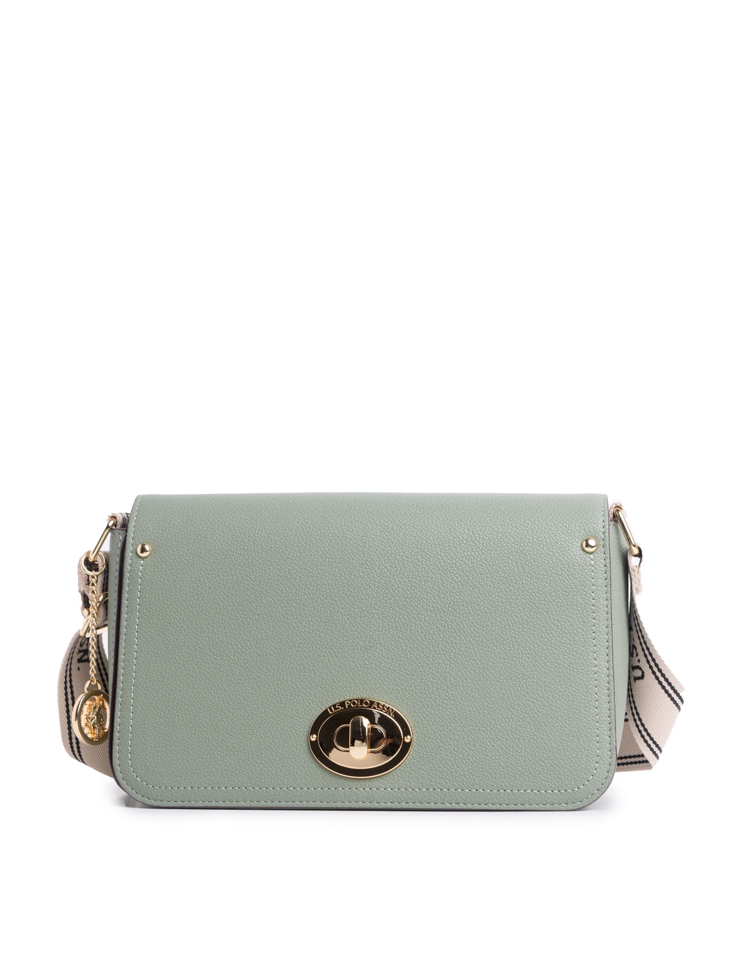 U.S. Polo Assn. Women's Flap Crossbody, Mint