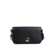 Women's Flap Crossbody, Black