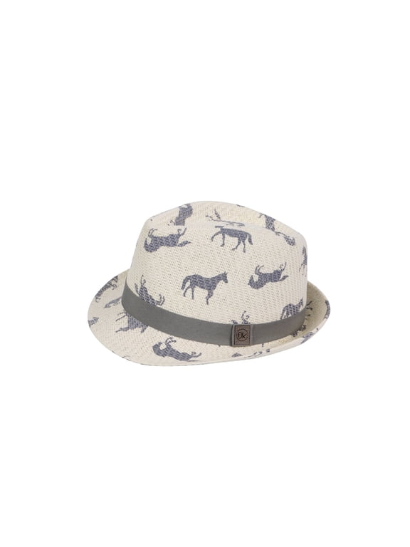 Kids' Fedora Hat - Horse - M (2-4y)
