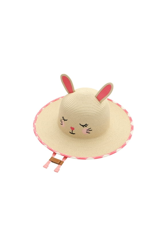Kids' Lifeguard Straw Hat - Bunny - M (2-4y)