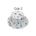 thumbnail image 1 of FLAPJACKKIDS Kids' Reversible Patterned Sun Hat - Dino - M (2-4y), 1 of 1