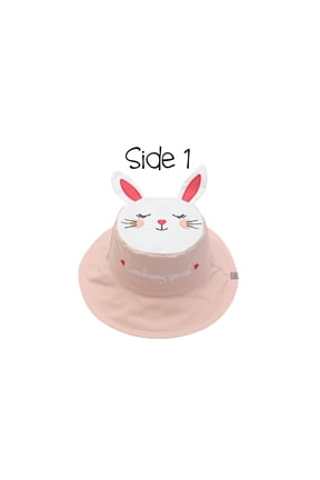 Kids' Reversible Sun Hat - Bunny/Deer - M (2-4y)