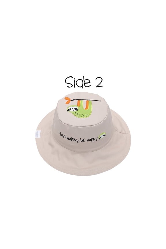 Kids' Reversible Sun Hat - Lion/Sloth - L (4-6y+)
