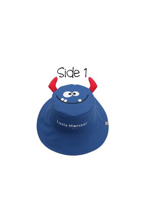 Kids' Reversible Sun Hat - Monster/Car - M (2-4y)