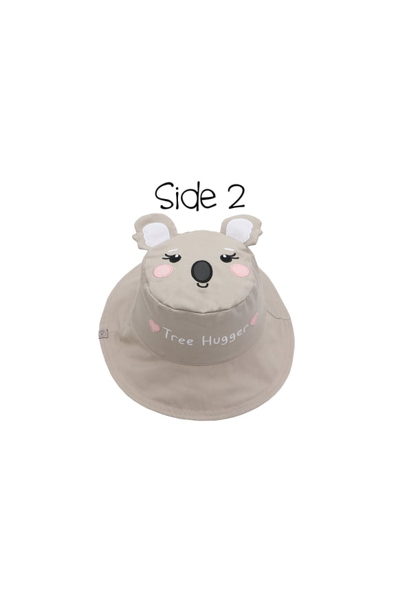 Kids' Reversible Sun Hat - Panda/Koala - L (4-6y+)