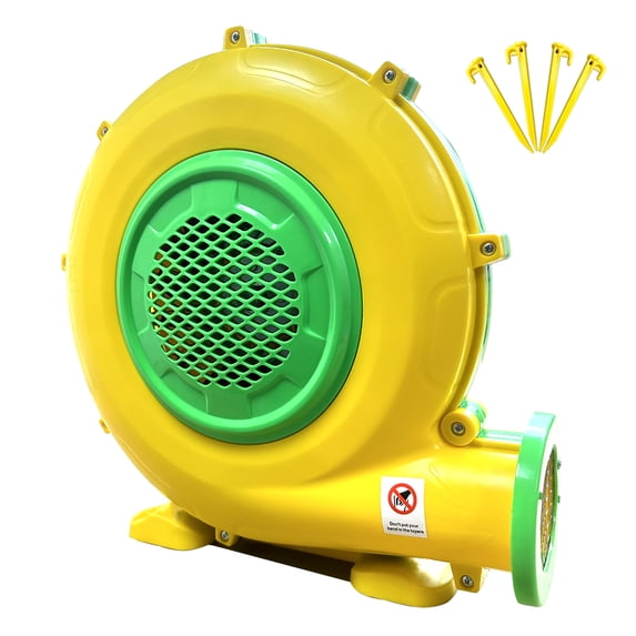 FLAPKWAN 1100W Bounce House Blower 1.5HP Air Blower for Outdoor Bounce Houses, Water Slides Air Sofas, Jumpers, Paint Booth and Other Suitable Outdoor inflatables Air Pump Fan