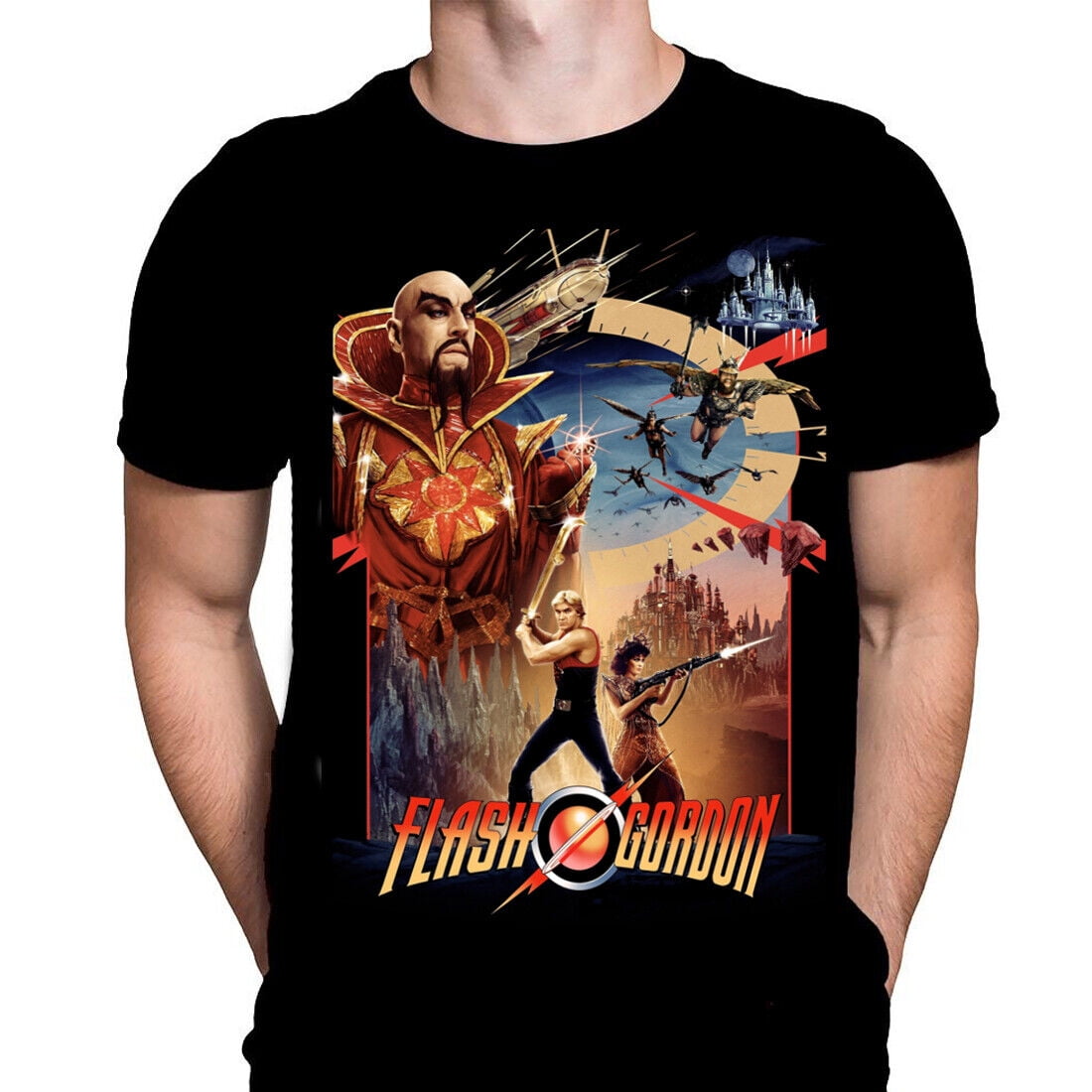 FLASH GORDON SciFi Movie TShirt / Classic Scifi / Queen Music