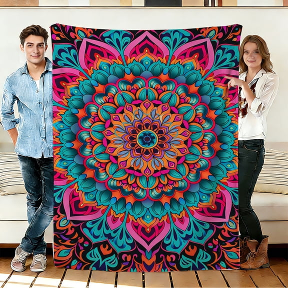 FLASHLUMI 30"×40" Soft Sherpa Blanket, Cozy Plush Warm Throw Blanket for Couch Bed Sofa Home Office Decor