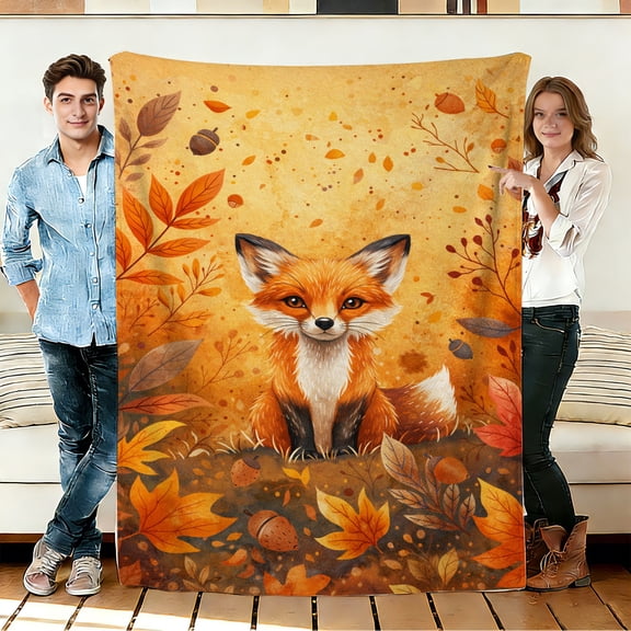 FLASHLUMI 30"×40" Soft Sherpa Blanket, Cozy Plush Warm Throw Blanket for Couch Bed Sofa Home Office Decor