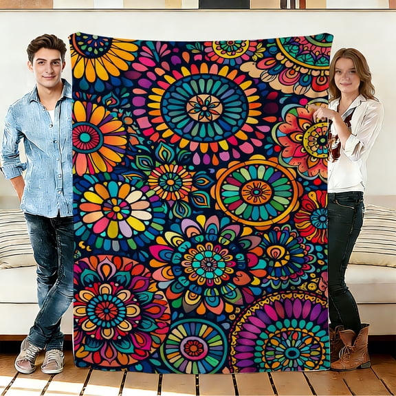 FLASHLUMI 30"×40" Soft Sherpa Blanket, Cozy Plush Warm Throw Blanket for Couch Bed Sofa Home Office Decor