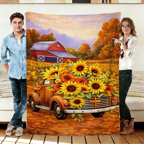 FLASHLUMI 30"×40" Soft Sherpa Blanket, Cozy Plush Warm Throw Blanket for Couch Bed Sofa Home Office Decor