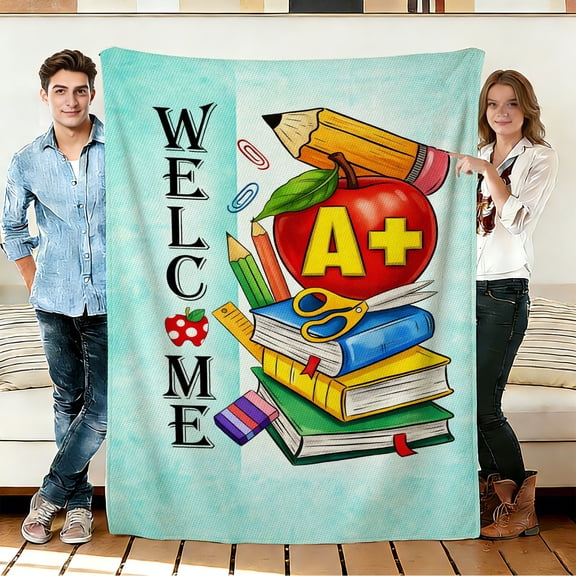 FLASHLUMI 30"×40" Soft Sherpa Blanket, Cozy Plush Warm Throw Blanket for Couch Bed Sofa Home Office Decor