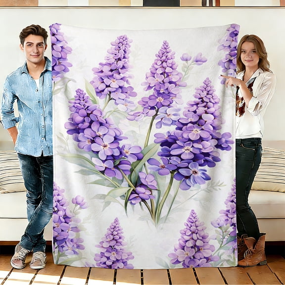 FLASHLUMI 30"×40" Soft Sherpa Blanket, Cozy Plush Warm Throw Blanket for Couch Bed Sofa Home Office Decor