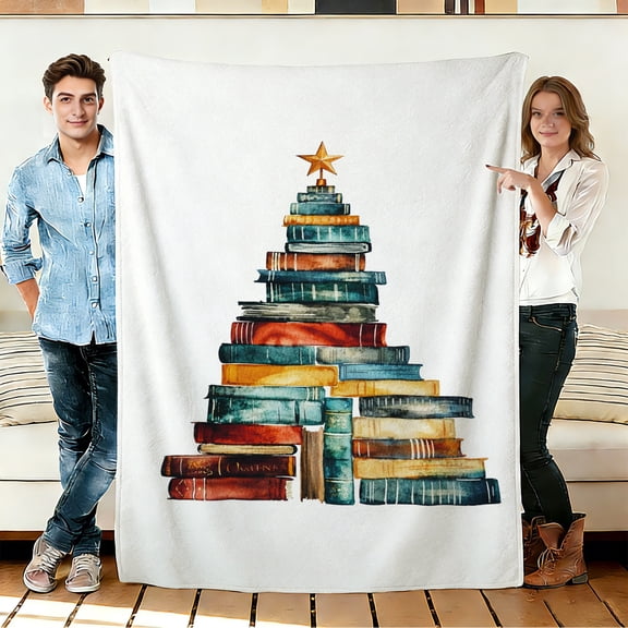 FLASHLUMI 30"×40" Soft Sherpa Blanket, Cozy Plush Warm Throw Blanket for Couch Bed Sofa Home Office Decor