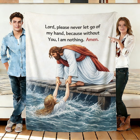 FLASHLUMI 30"×40" Soft Sherpa Blanket, Cozy Plush Warm Throw Blanket for Couch Bed Sofa Home Office Decor