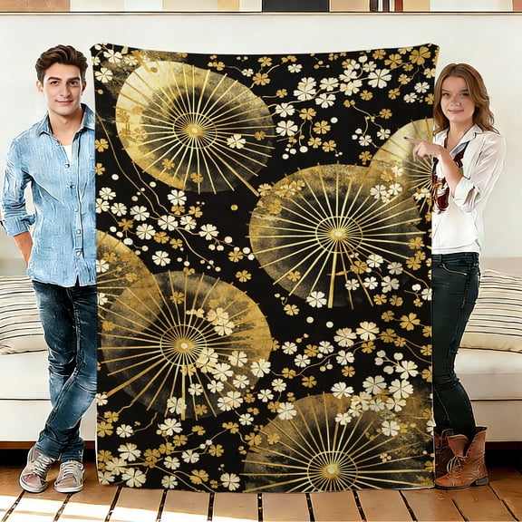 FLASHLUMI 30"×40" Soft Sherpa Blanket, Cozy Plush Warm Throw Blanket for Couch Bed Sofa Home Office Decor