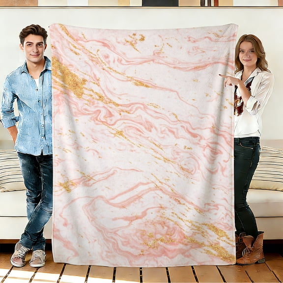 FLASHLUMI 30"×40" Soft Sherpa Blanket, Cozy Plush Warm Throw Blanket for Couch Bed Sofa Home Office Decor