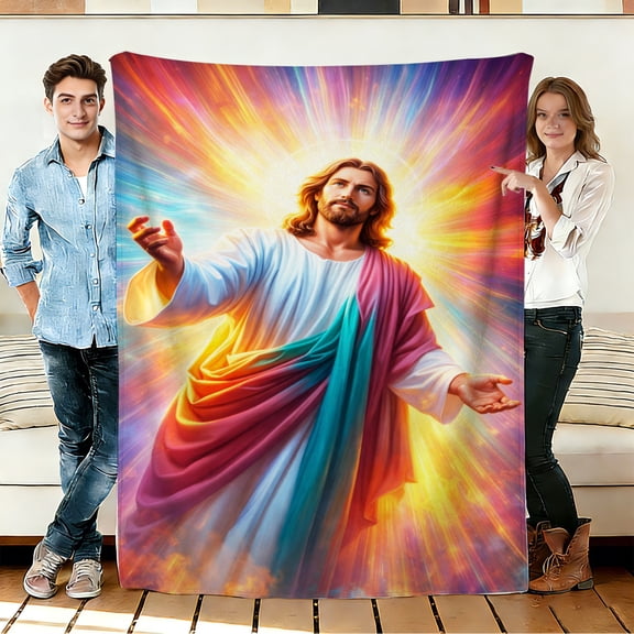 FLASHLUMI 30"×40" Soft Sherpa Blanket, Cozy Plush Warm Throw Blanket for Couch Bed Sofa Home Office Decor