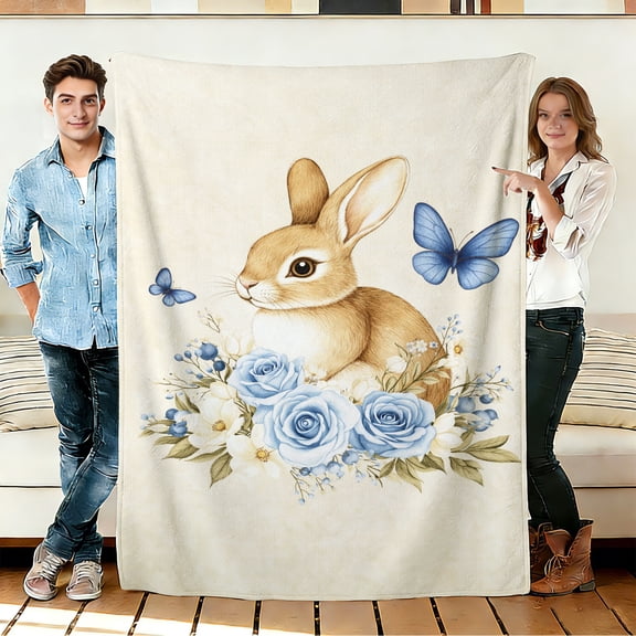 FLASHLUMI 30"×40" Soft Sherpa Blanket, Cozy Plush Warm Throw Blanket for Couch Bed Sofa Home Office Decor