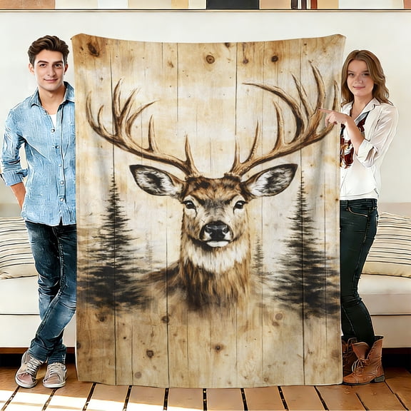 FLASHLUMI 30"×40" Soft Sherpa Blanket, Cozy Plush Warm Throw Blanket for Couch Bed Sofa Home Office Decor